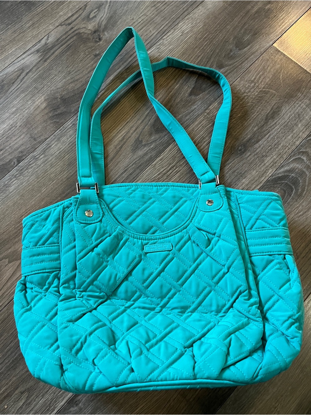 Vera Bradley Quilted glenna shoulder bag in turquoise sea
